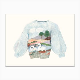 Dreamy Sweater Canvas Print