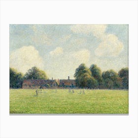 Hampton Court Green (1891), Camille Pissarro Canvas Print