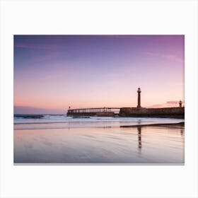 Whitby Harbour Canvas Print