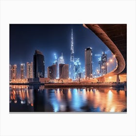 Dubai City Canvas Print