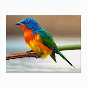 Colorful Bird 1 Canvas Print