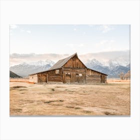 Open Range Cabin Canvas Print