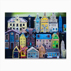 Miniature Houses Canvas Print