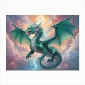 Lightning Dragon Canvas Print