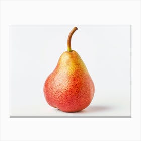 Pear Isolated On White 2 Canvas Print