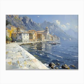 City By The Sea Canvas Print