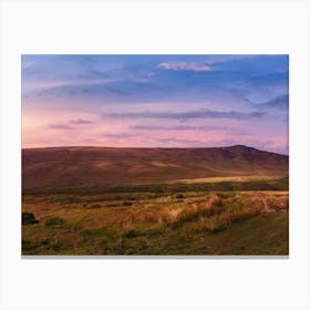 Dartmoor At Sunset Canvas Print