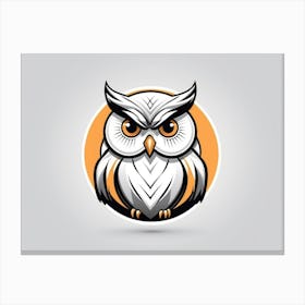 Owl Logo 3 Canvas Print