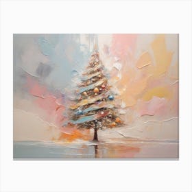 Abstract Christmas Tree 5 Canvas Print