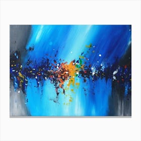 Abstract Blue Canvas Print
