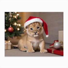 Christmas Animals 12 Canvas Print