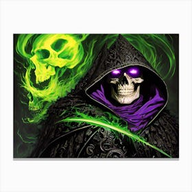 Dark Lord Of The Dead 1 Canvas Print