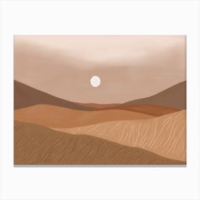 Desert Landscape Canvas Print