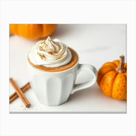 Pumpkin Spice Latte Canvas Print