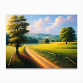 Road In The Countryside 7 Canvas Print