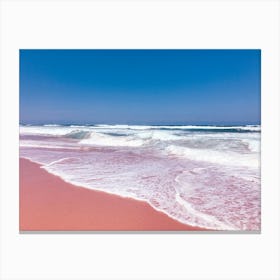 Pink Sand Beach Canvas Print