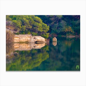 Reflection In A Foix Lake 20171118 2279pub Canvas Print