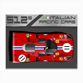 Ferrari 512s No. 11 Canvas Print