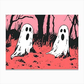 Ghosts In The Woods 7 Canvas Print