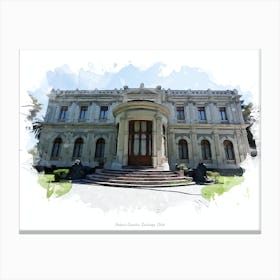 Palacio Cousiño, Santiago, Chile Canvas Print