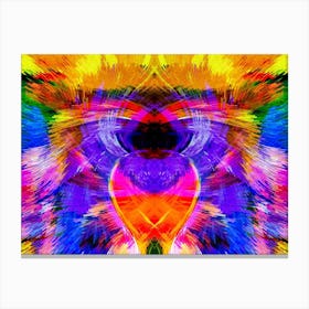 Abstract Owl Canvas Print