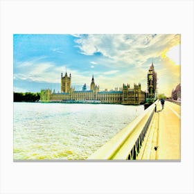 Big Ben And Houses Of Parliament Canvas Print