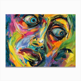 Face Painting Canvas Print