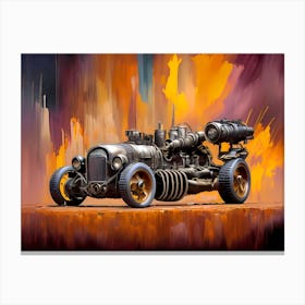 Steampunk Car 2 Canvas Print