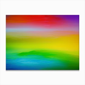 Abstract - Rainbow Canvas Print