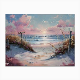 Peaceful Beach 10 Canvas Print