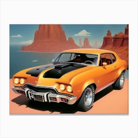 1970 Custom Car Canvas Print