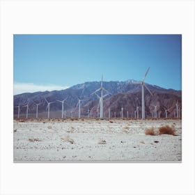 Palm Springs Windmills Vii Canvas Print