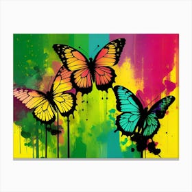 Colorful Butterflies 96 Canvas Print