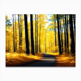 Autumn Road 7 Canvas Print