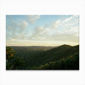 Sunset Over The Hills, Rainforest Vibe In Queensland Canvas Print