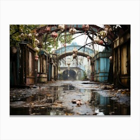 Abandoned City 3 Canvas Print