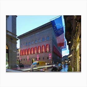 Florence_Palazzo Strozzi Canvas Print