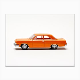 Toy Car Custom 62 Chevy Orange 2 Canvas Print