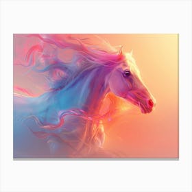 Horse In The Sun Canvas Print