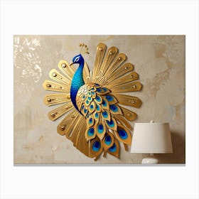 Peacock Wall Art 6 Canvas Print