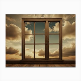 Window Stock Videos & Royalty-Free Footage Canvas Print