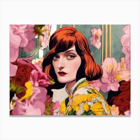 Art Deco Betty Canvas Print