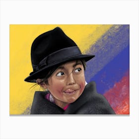 Ecuadorian Girl Lienzo