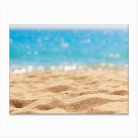 Sand On The Beach Canvas Print
