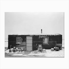 Three Room Shack, The Residence Of L Canvas Print