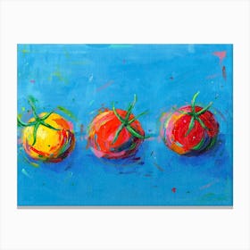 Three Tomatoes 1 Canvas Print