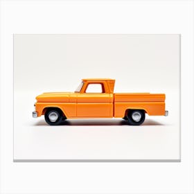 Toy Car 62 Chevy Pickup Orange Canvas Print