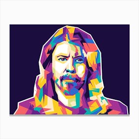 Dave Grohl Wpap Canvas Print
