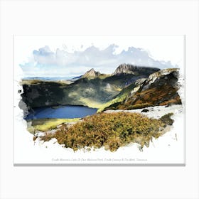 Cradle Mountain Lake St Clair National Park, Cradle Country & The West, Tasmania Canvas Print