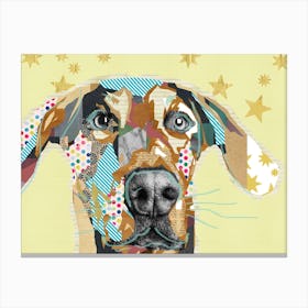 Cute Dog Collage Canvas Print